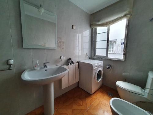 Et badeværelse på APARTAMENTO VACACIONES MUXÍA