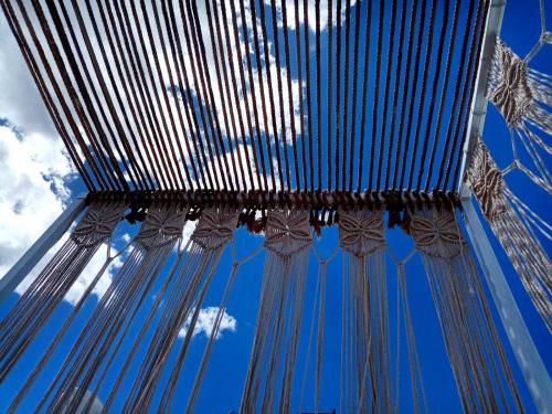 a view of the top of a suspension bridge at Bellavista Suites in Monopoli