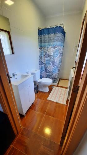 Koupelna v ubytování Casa de Vilarinho