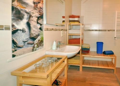 Ванна кімната в Fewo Steck