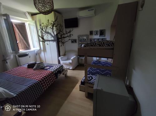 Postel nebo postele na pokoji v ubytování Ritratto sul Lago