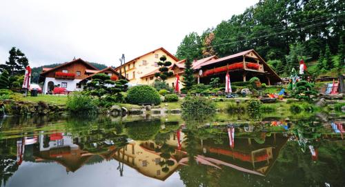 Landskap semula jadi dekat dengan rumah tamu ini
