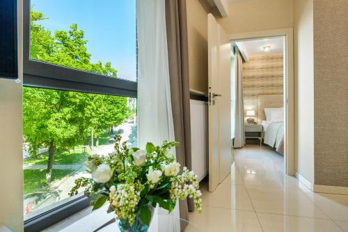 Posteľ alebo postele v izbe v ubytovaní Happy Stay OldNova Deluxe Apartment 335