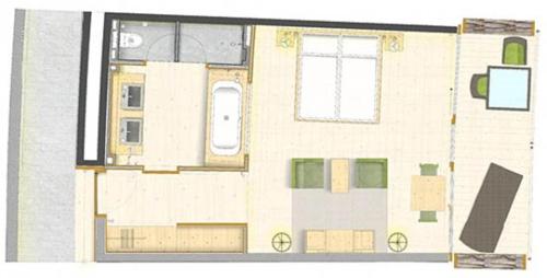 Plan de l'établissement Relais & Châteaux IN LAIN Hotel Cadonau