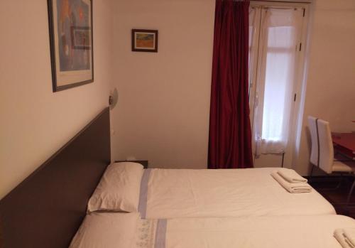 Cama o camas de una habitación en Pension Areeta