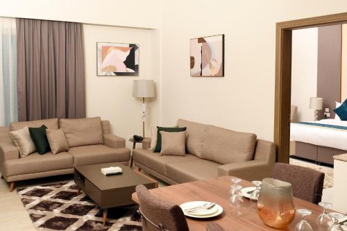 Χώρος καθιστικού στο BW Suites & Spa