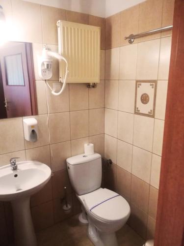 Koupelna v ubytování Hotel Venecia Palace