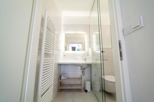 Koupelna v ubytování Apartmány Dačický 1