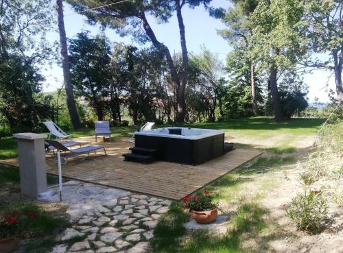 Κήπος έξω από το Villa Monte Illuminato