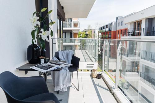 Balkón alebo terasa v ubytovaní Novum Studio - LoftAffair
