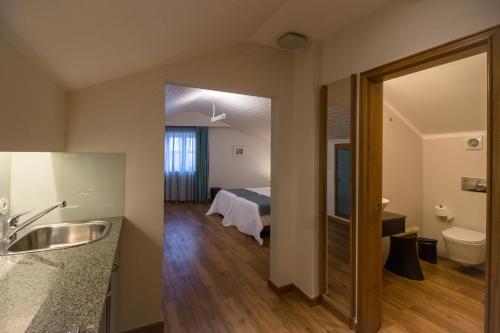 ห้องน้ำของ Hotel das Salinas