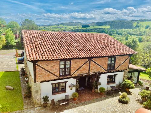 Landskap semula jadi dekat dengan the country house
