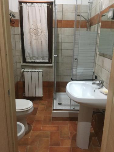 Koupelna v ubytování Il girasole b&b