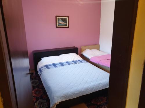 Postel nebo postele na pokoji v ubytování Apartmani Angelina Jošanička Banja