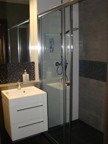 Koupelna v ubytování Apartament Baltica Towers