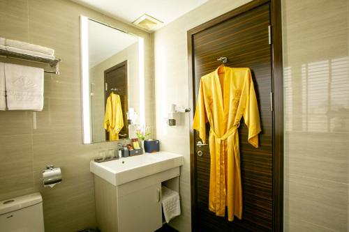 Phòng tắm tại Queen Ann Hotel
