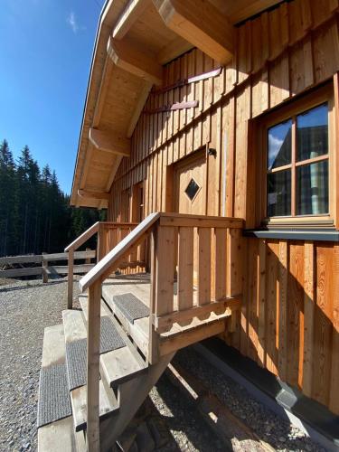 Un balcón o terraza de Skihütte