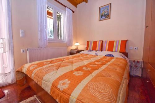 Ένα ή περισσότερα κρεβάτια σε δωμάτιο στο Traditional House with Amazing View