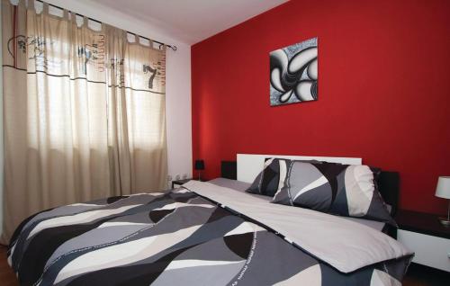 Postel nebo postele na pokoji v ubytování Appartement Stalno Sretan