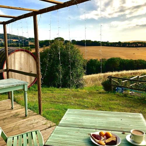 Příroda nedaleko venkovského domu