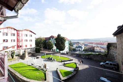 a view of a street from a building at Txoriak - Basquenjoy in Hondarribia