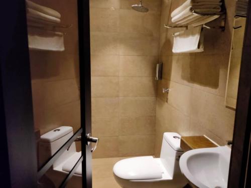 Koupelna v ubytování 9 Square Hotel - Subang