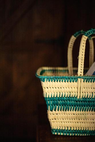 two baskets sitting on top of a table at Bella Nilaveli Beach in Nilaveli
