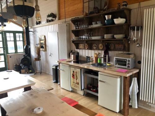 
Küche/Küchenzeile in der Unterkunft Alexanderhaus
