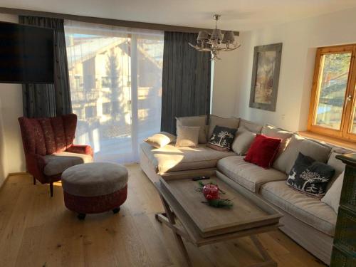 Χώρος καθιστικού στο Residence Cosy