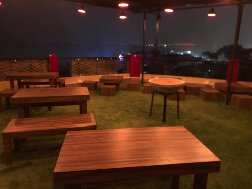 Гостиная зона в Backpackers Park Varanasi