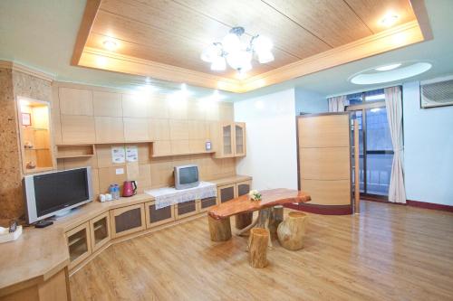 Kuchyň nebo kuchyňský kout v ubytování Dons Young Homestay