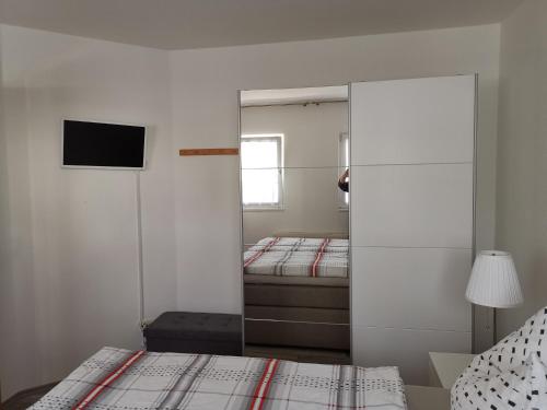 Ferienwohnung Maraにあるベッド