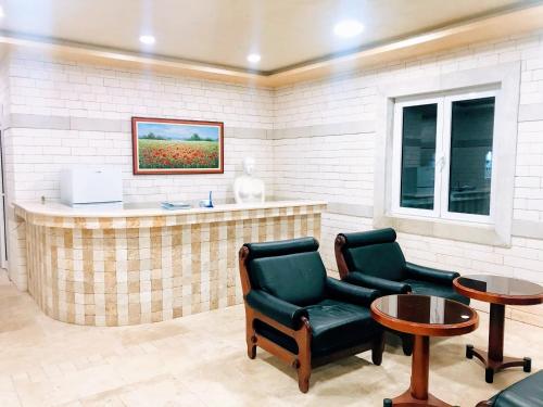 Posezení v ubytování Sunrise apartments Becici