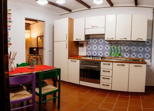Kuchyň nebo kuchyňský kout v ubytování B&B Borgo di Oliveto - Appartamenti con Cucina