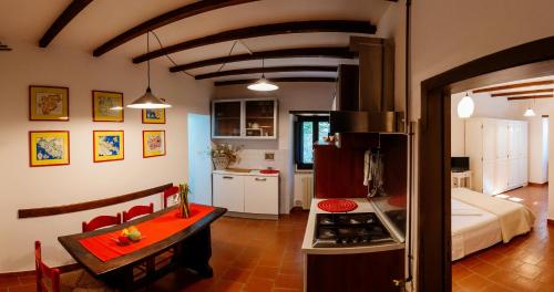 Kuchyň nebo kuchyňský kout v ubytování B&B Borgo di Oliveto - Appartamenti con Cucina
