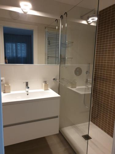 Koupelna v ubytování Iris home