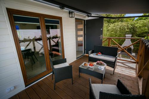 Balcone o terrazza di Domki z klimatem