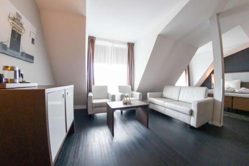 Ruang duduk di City Hotel Gouda, WorldHotels Crafted Collection