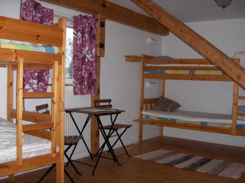 Postel nebo postele na pokoji v ubytování Bengtssons Loge