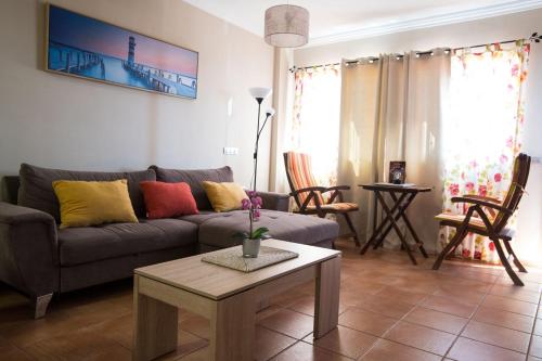 A seating area at Casa Manel, La Gomera