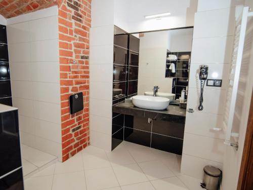 Koupelna v ubytování Hotel Zamek Gniew