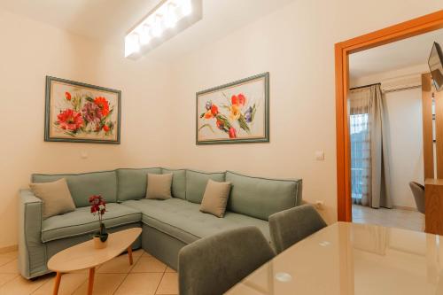 Ruang duduk di Petrino Apartments