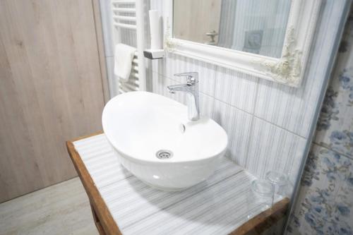 Ένα μπάνιο στο Pajta Apartman és Vendégház