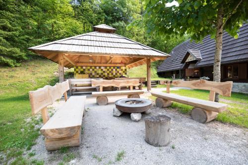 Zahrada ubytování Camp Korita