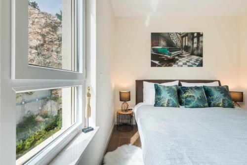 Posteľ alebo postele v izbe v ubytovaní Apartment Olijfboom