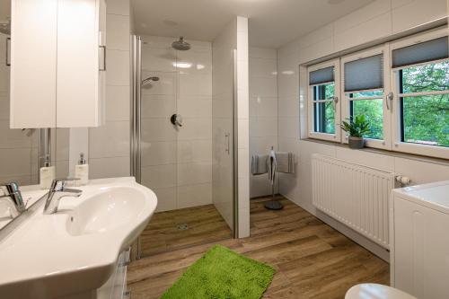 Ванна кімната в Ferienhaus Stoiser