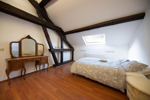 Giường trong phòng chung tại Burer Millen, Born Mühle