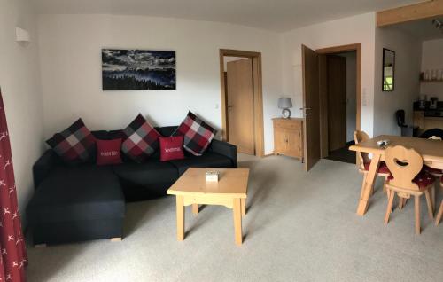 A seating area at Ferienwohnung Hochstein