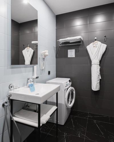 Koupelna v ubytování Beskyd Suites