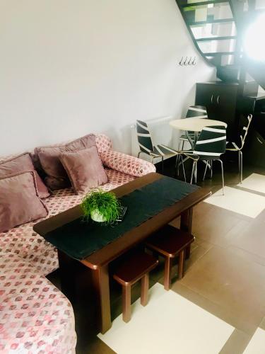 Posezení v ubytování Domki i Apartamenty Całoroczne Koliber